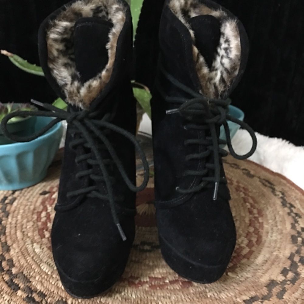 NEW! Colin Stuart Platform Booties NWT - image 9